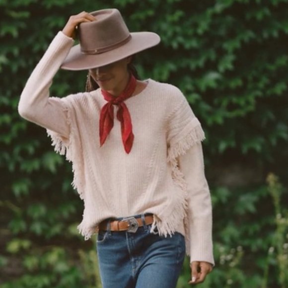 Anthropologie Sweaters - NWT Anthropologie Josey Fringed Sweater